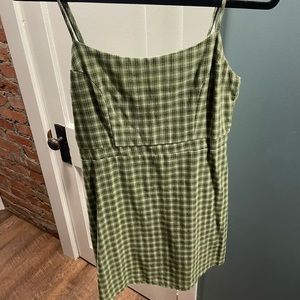 Green Plaid Urban Outfitters Dress — Size 4